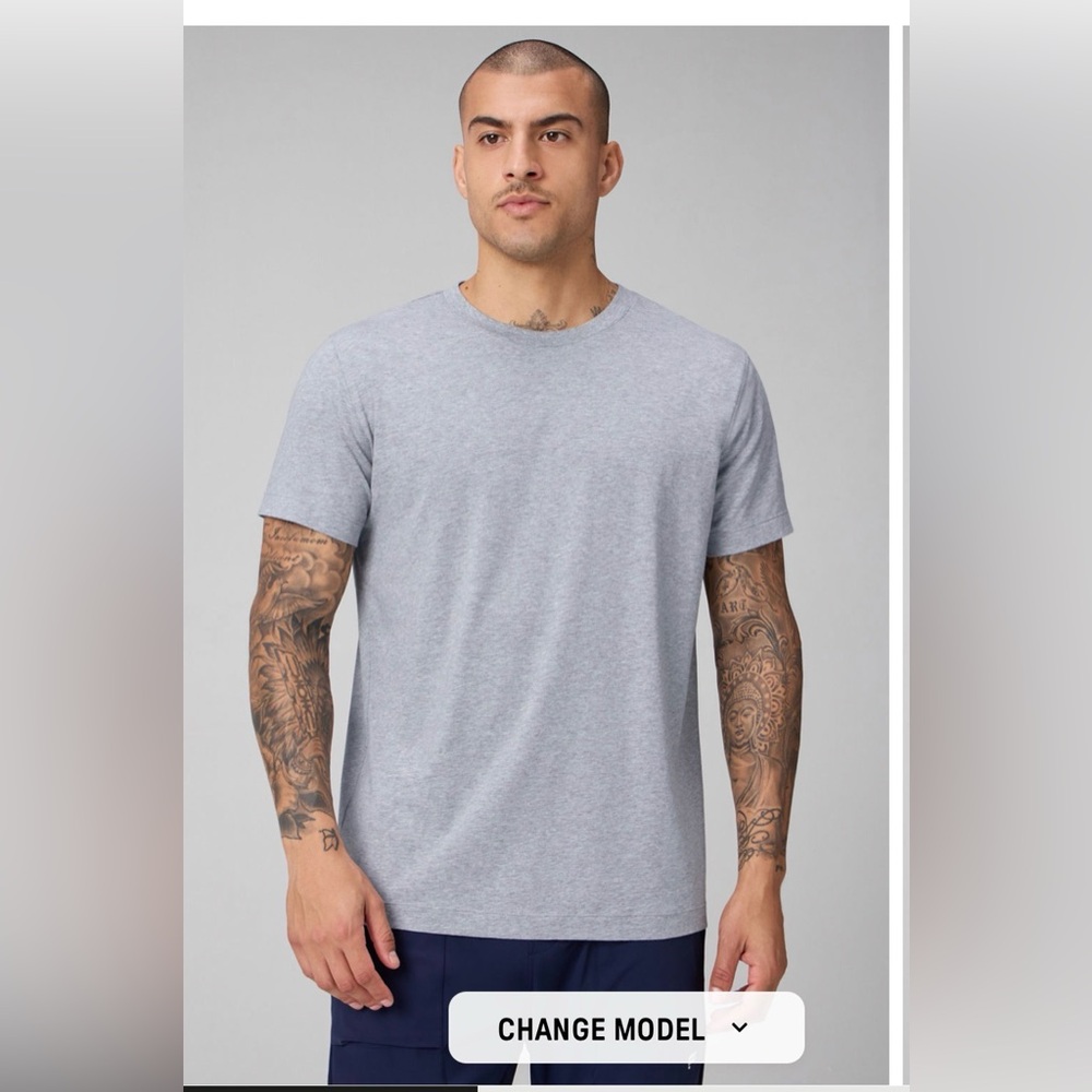 Fabletics The 24-7‎ Tee Grey Heather